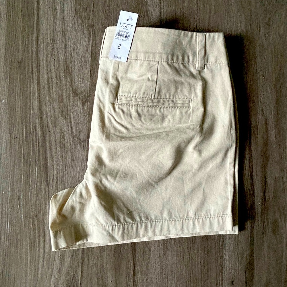 LOFT Outlet 4” Khaki Shorts